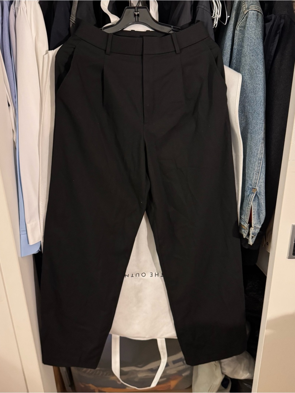 Uniqlo Black Women's Pleated Trousers